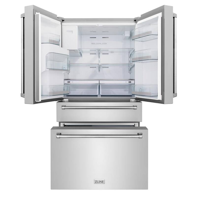 4-Door French Door Refrigerator with Ice and Water Dispenser L18201
