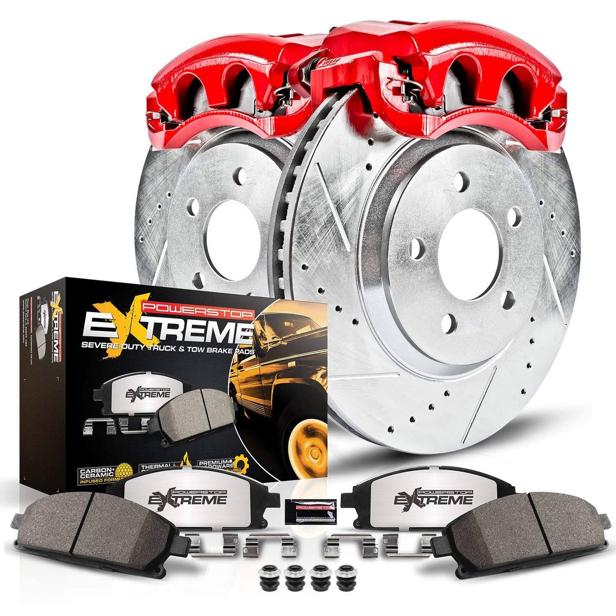 Front Z36 Truck and Tow Brake Kit with Calipers P741707