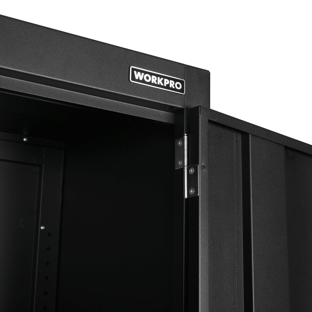 48-inch Black Metal Garage Storage Cabinet Y6426