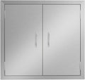 24W x 24H Inch Stainless Steel Double Wall Outdoor Kitchen Doors D487432