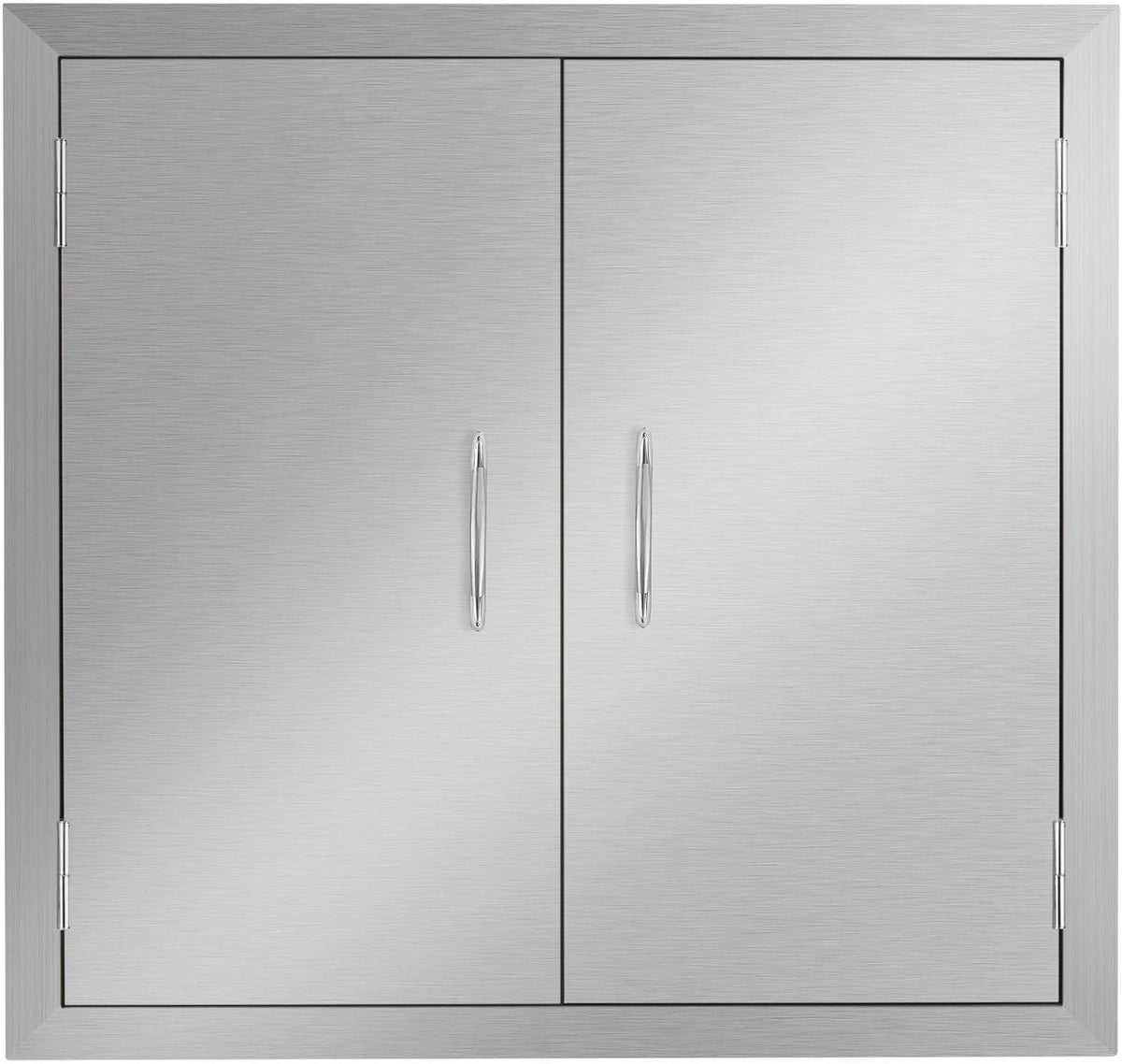 24W x 24H Inch Stainless Steel Double Wall Outdoor Kitchen Doors D487432