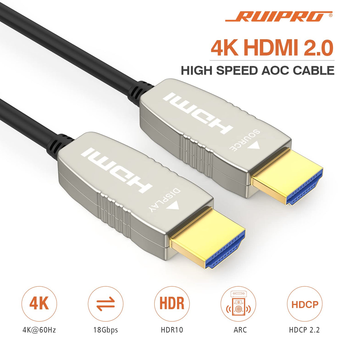 4K60HZ 33 feet Fiber HDMI Cable J335