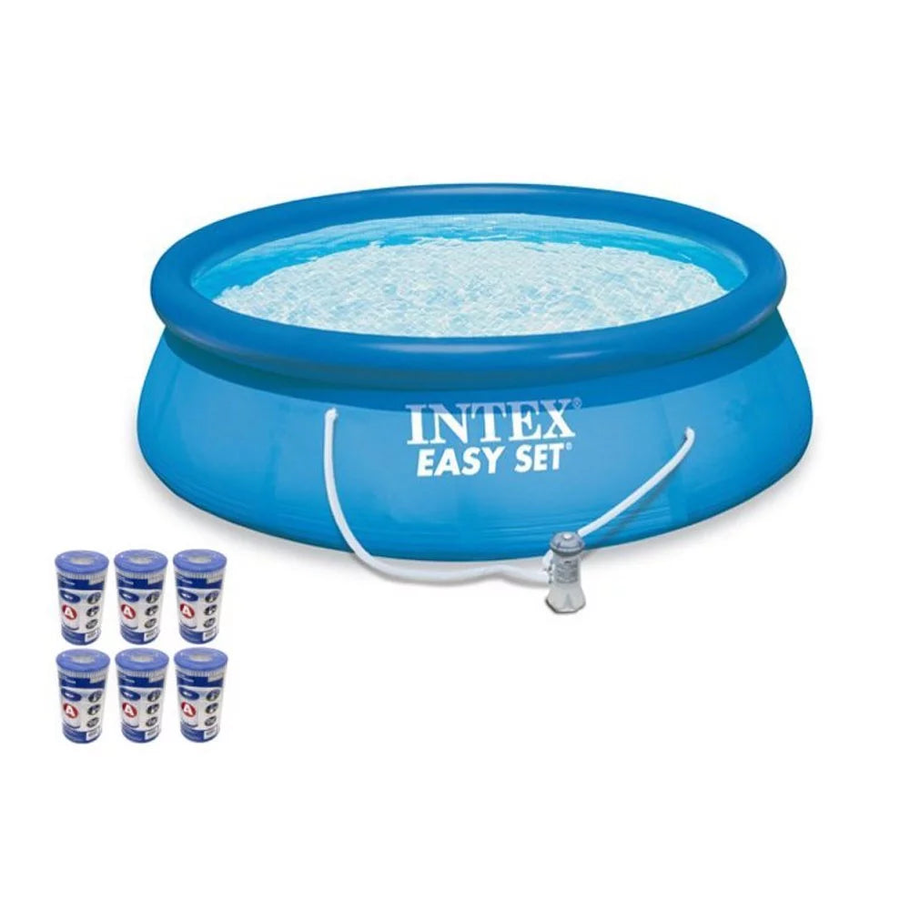 15' x 48 Above Ground Swimming Pool Kit with 6 Replacement Filters A985638