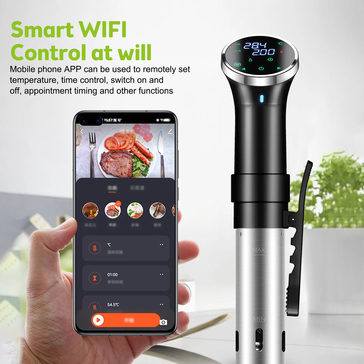 1100 Watts WiFi Sous Cooker Machine X9389