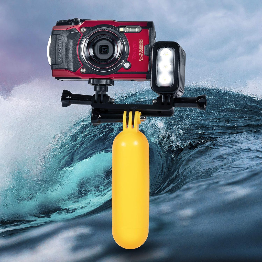 Red Digital Camera with Underwater LED Light and Carrying Case H538198