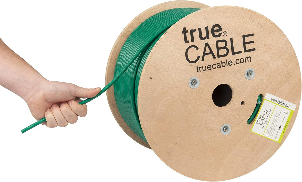 Pink 1000ft Cat6A Riser UTP Bulk Ethernet Cable J4217