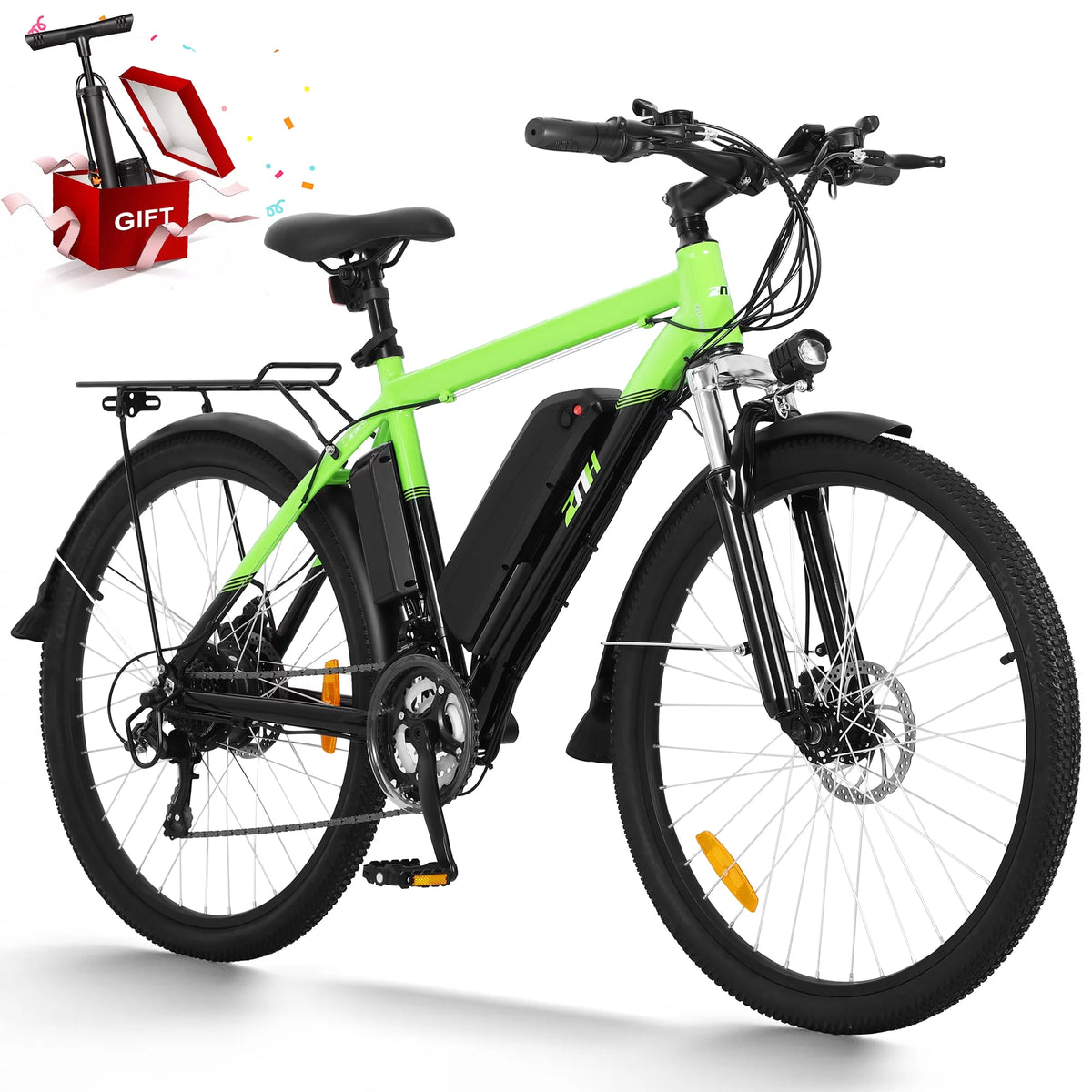 Electric Bicycle 26 in. 350 W Black N43440