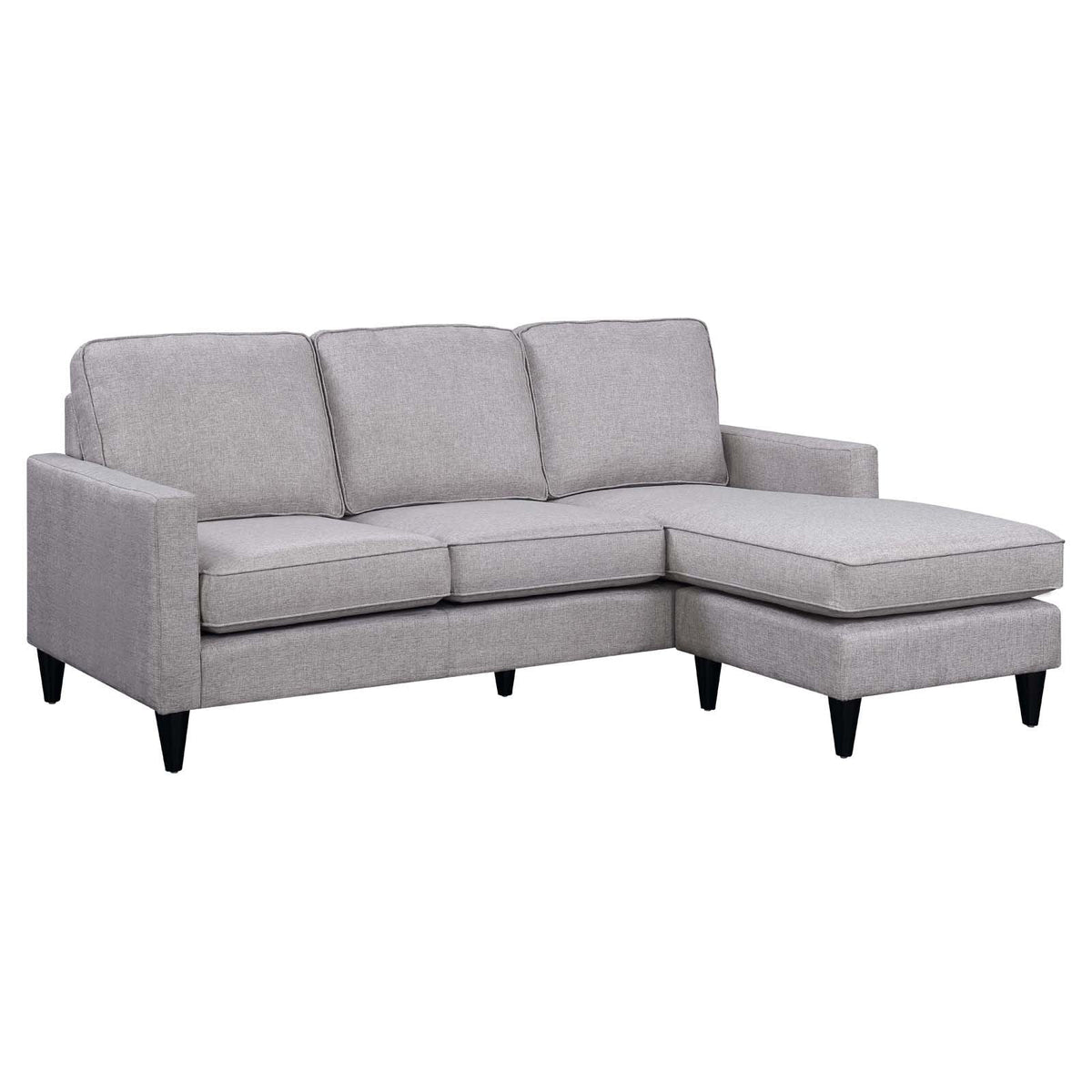 Charcoal Reversible Chaise Sectional W259035