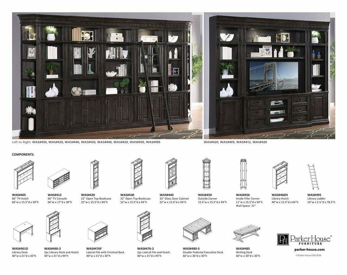 22 in. Open Top Bookcase P348966
