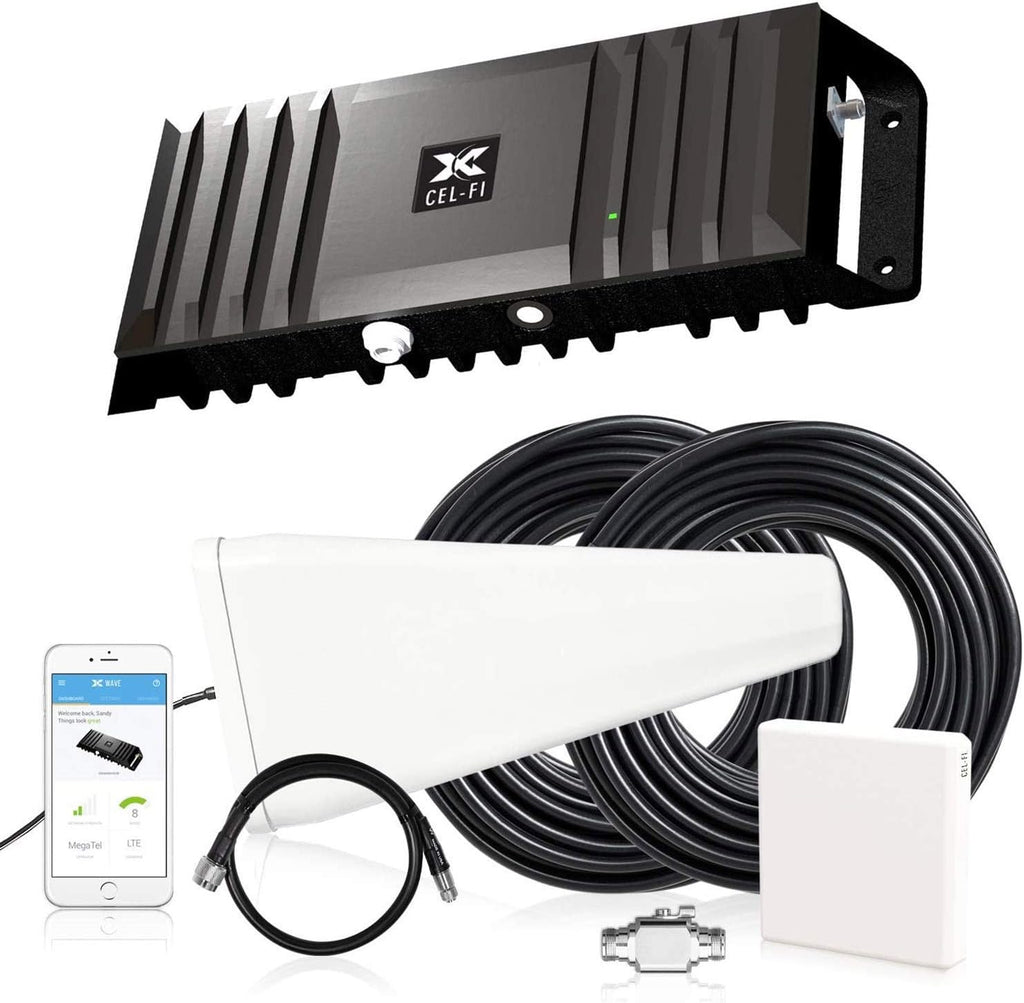 Cell Phone Signal Booster with 2 Directional Panel Antenna J65572