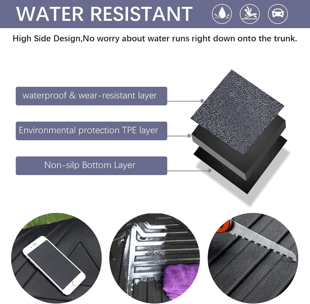 Black TPO All Weather Cargo Liner Y875814