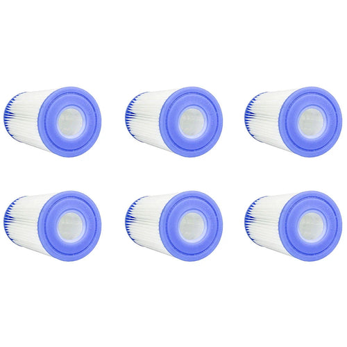 15ft x 15ft x 48in Above Ground Pool Set & Filter Pump Cartridge 6 Pack Z989359