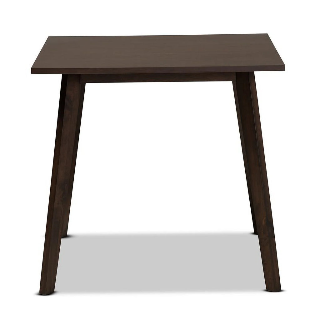 Dark Oak Square Wood Dining Table V454