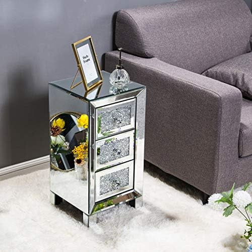 Mirrored 3-Drawer Dresser B4633