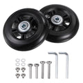 Replacement Luggage Wheels 84x24mm 4 PU Bearing Wheels L302