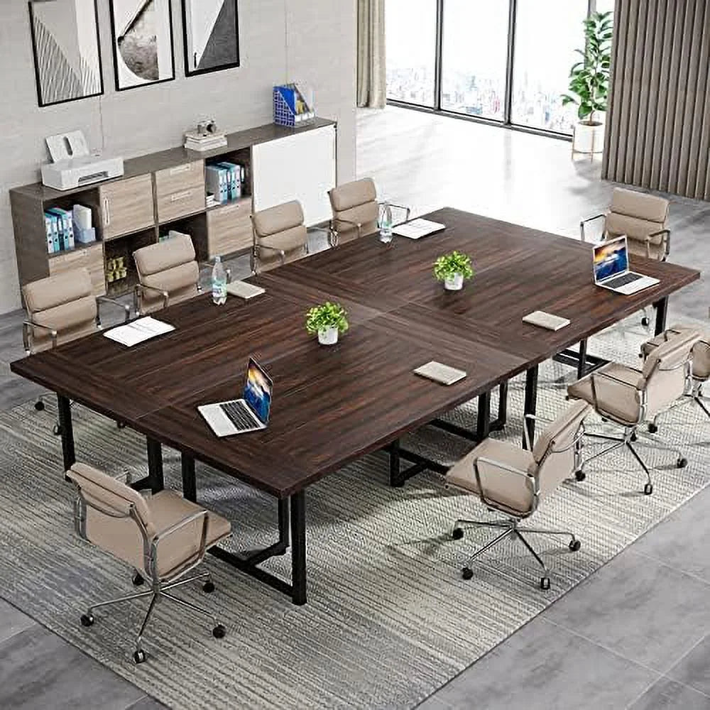Brown Wooden Executive Desk B834