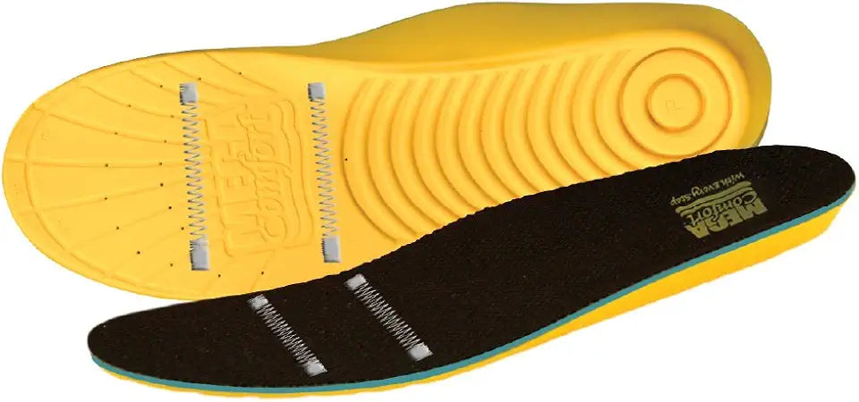 Dual Layer Memory Foam Anti-Fatigue Insoles Men's Size 14-15 Q649047