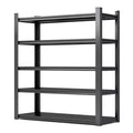 Black 5-Tier Heavy Duty Metal Storage Shelving Unit T38958