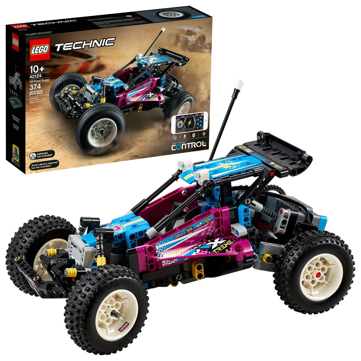 App-Controlled Retro RC Buggy Toy 374 Pieces V2760