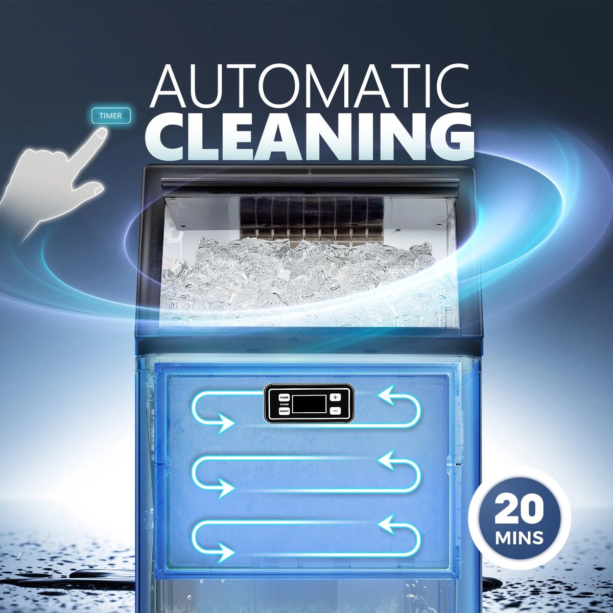 Commercial Stainless Steel Ice Maker Machine B18736