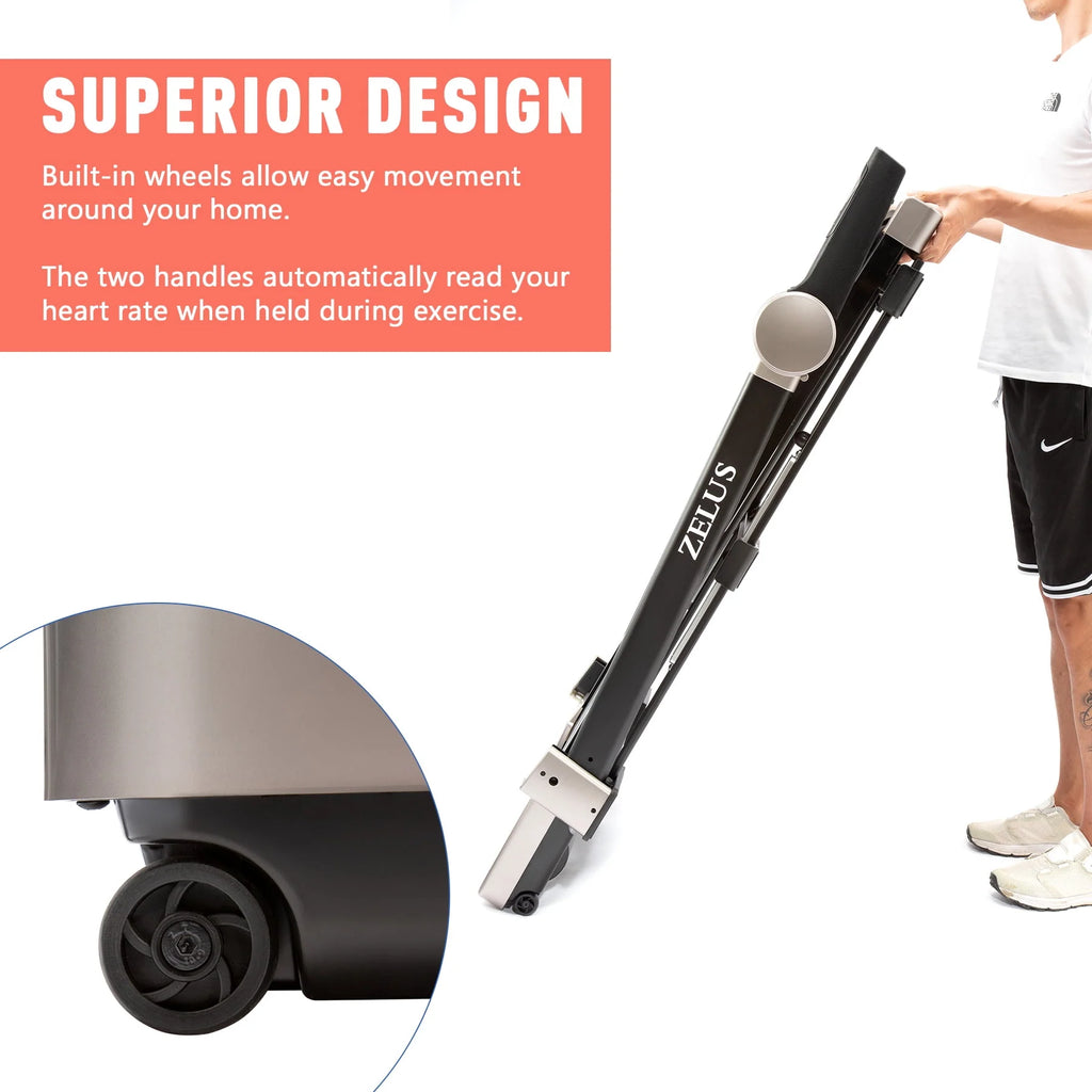 3HP Folding Treadmill with Bluetooth Speaker F720