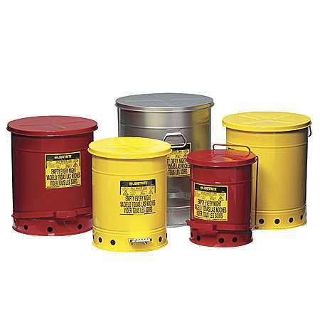 6 Gal Steel Oily Waste Can X501143