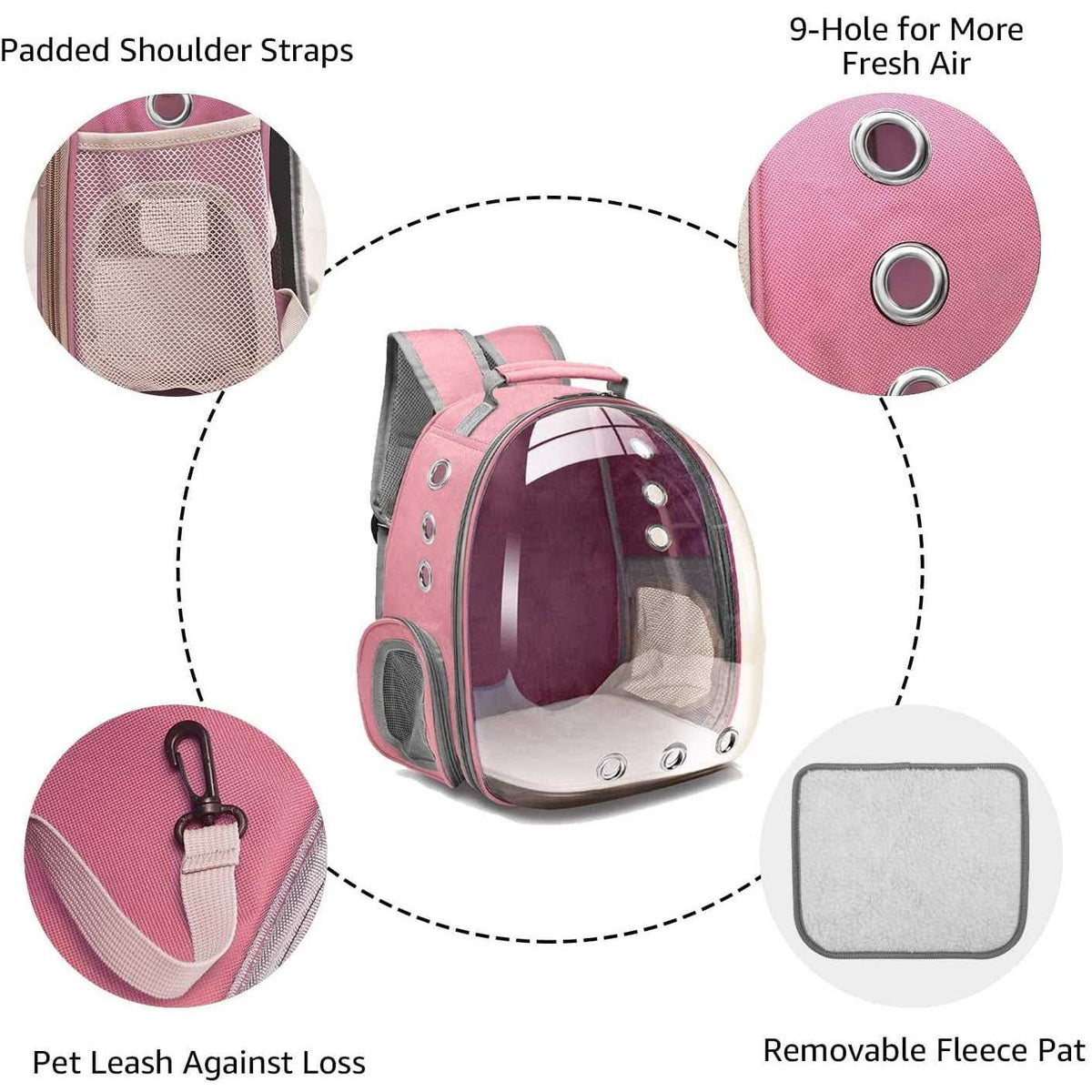 Cat Backpack Carrier Bubble Bag Small Dog Backpack Carrier Z5262