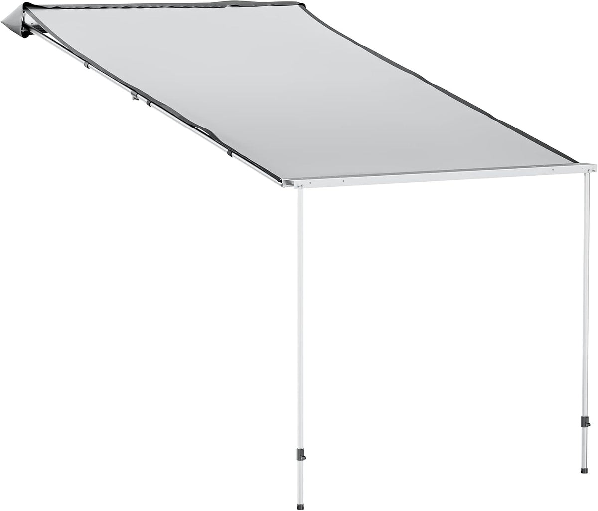 5'x8.2' Retractable Waterproof UV50+ Car Side Awning with Carry Bag O450557