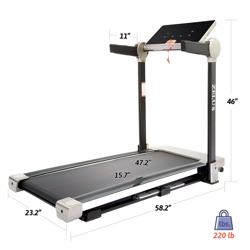 3HP Folding Treadmill with Bluetooth Speaker F720