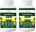 Organic Mullein Leaf 1500 mg 120 Vegetable Capsules Pack of 2 H5224