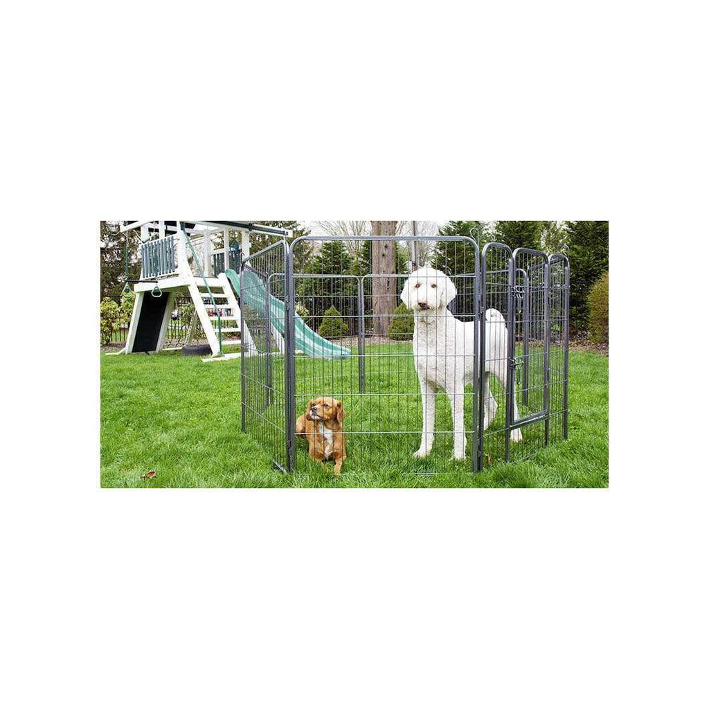 Heavy Duty Metal Tube Pet Dog Exercise & Training Playpen K584