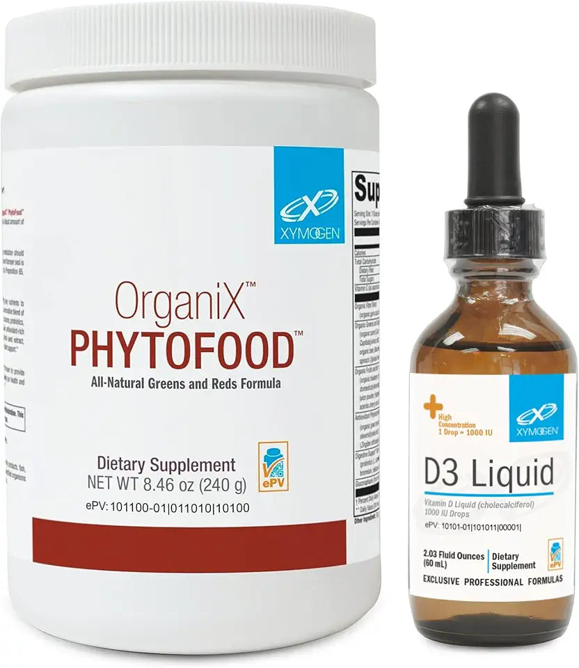 Liquid Vitamin D Drops with Vegetables, Fruits, Berries, Phytonutrients, Fiber, Probiotics + Enzymes A9329