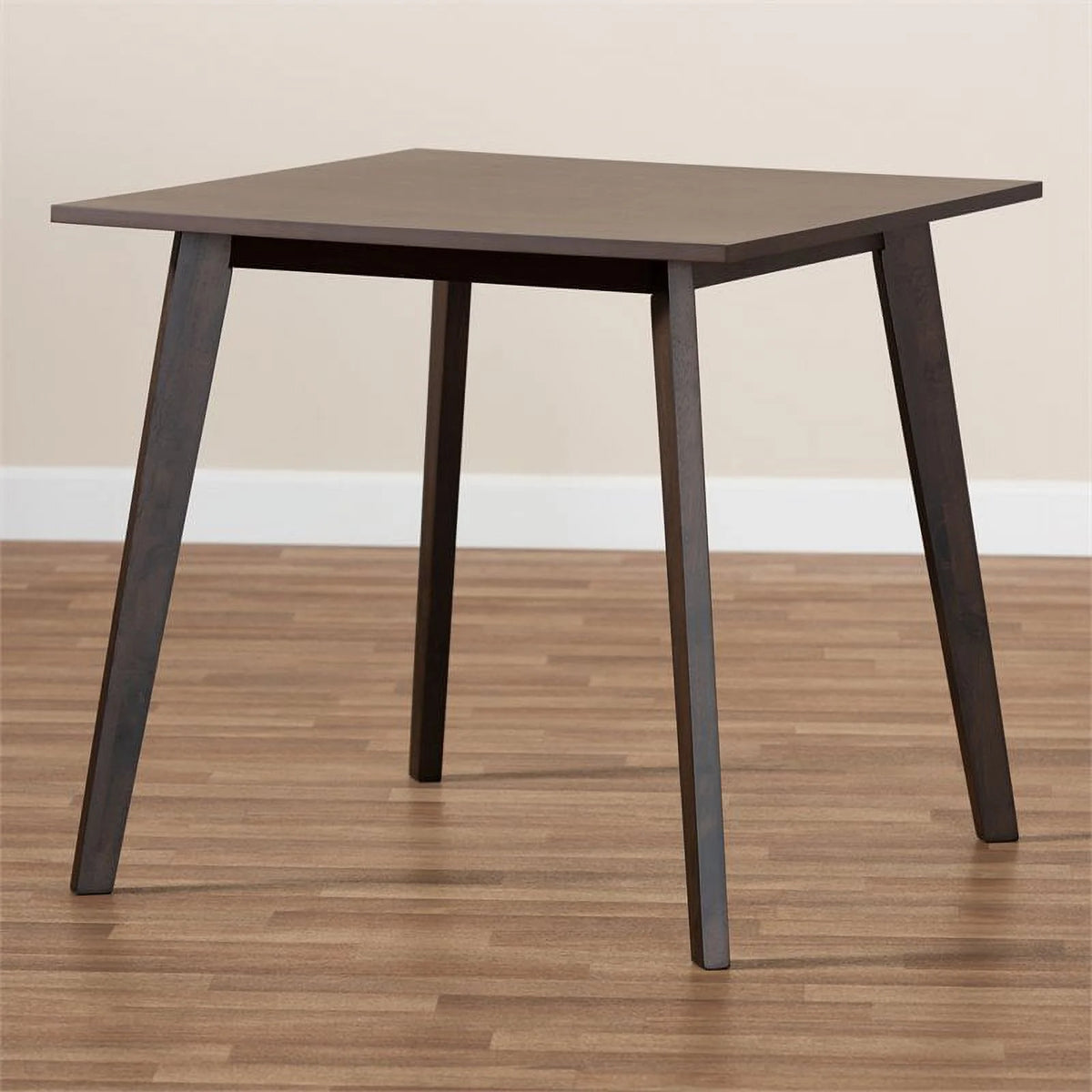 Dark Oak Square Wood Dining Table V454