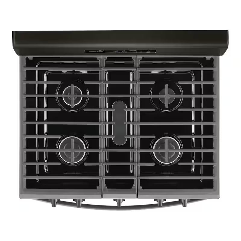 5.0 cu. ft. Gas Range with Self Cleaning in Black Stainless V836