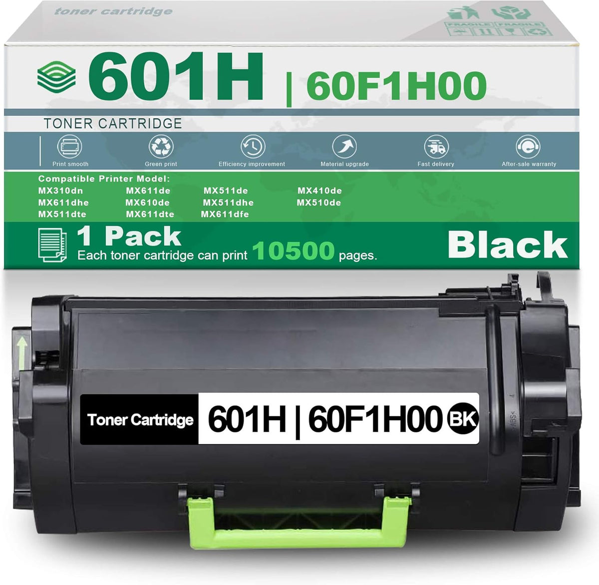 Black High Yield Toner Cartridge D96649