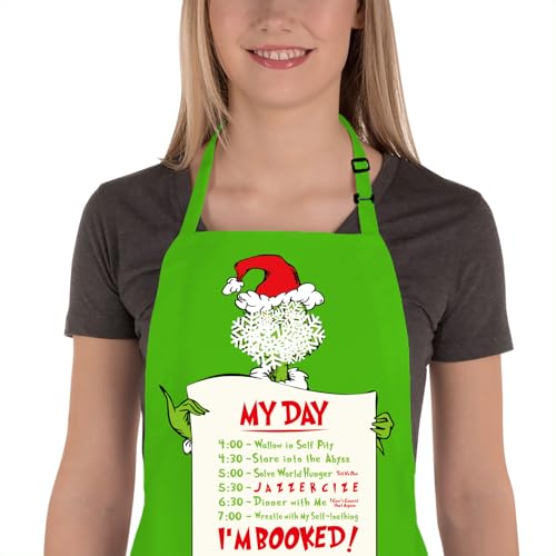 Christmas Baking Apron with 2 Pockets G145