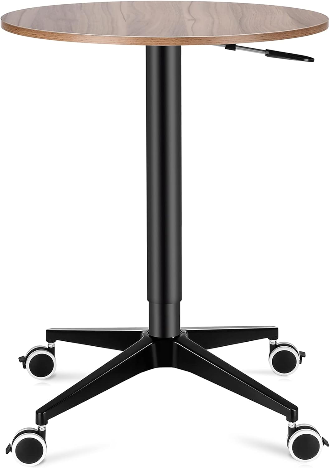 Height Adjustable Rolling Laptop Stand Desk with Locking Wheels E3996