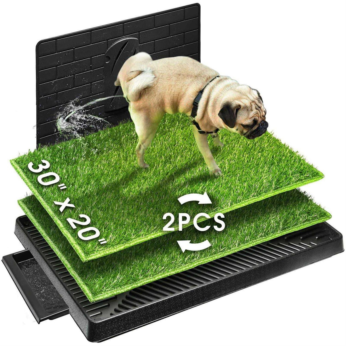 Large Dog Potty with Tray S30908