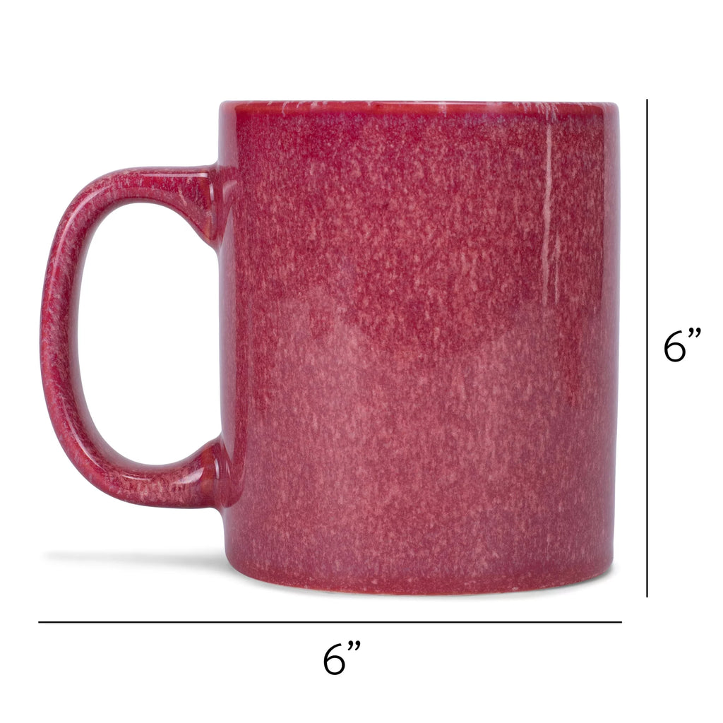 Ceramic Mugs Set of 4 Maraschino Red K66205
