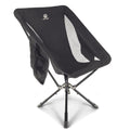 Portable Adjustable Height Folding Camping Chair Black J487185