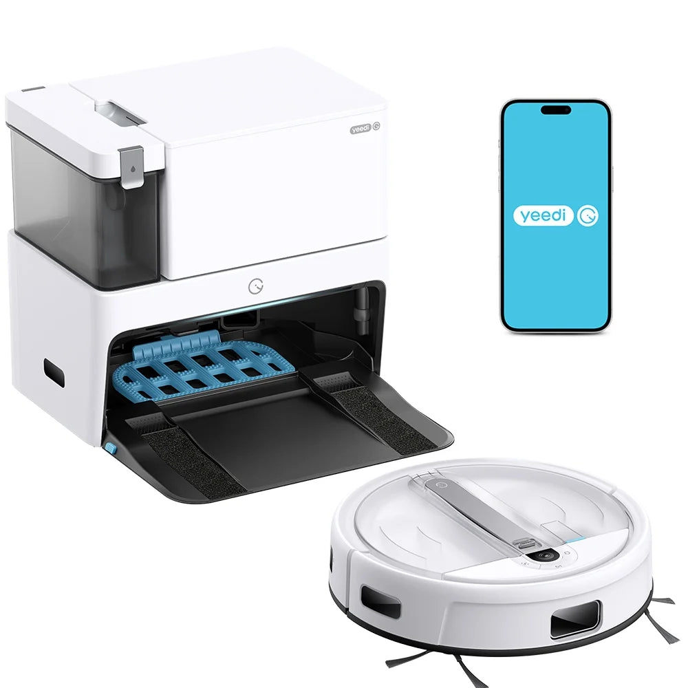 Robot Vacuum And Mop Combo Self Emptying Self-Drying Q48770