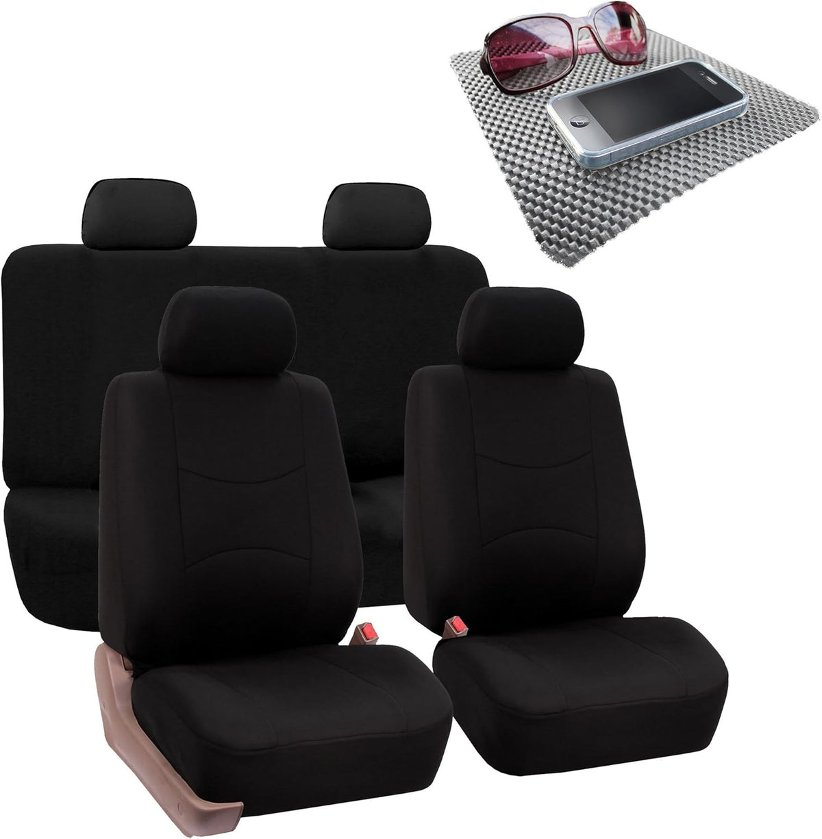 Bright Flat Cloth Full Set Car Seat Covers Q699