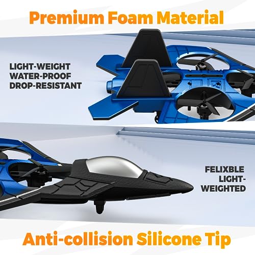 RC Fighter Airplane Remote Control Jet Plane Stunt Drone with Light T19729