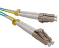 LC to LC Multimode 50/125 OM3 Duplex 100 Meter Fiber Optic Patch Cable H66612