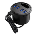 USB High Speed Three Ports Desk Mount Adapter T959230