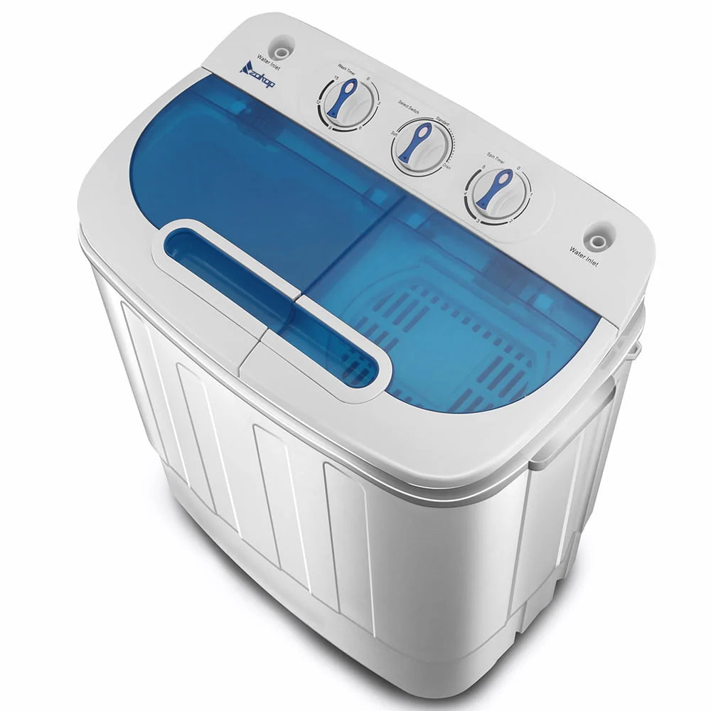 Portable Mini Compact Twin Tub 13.4lb Washing Machine I599