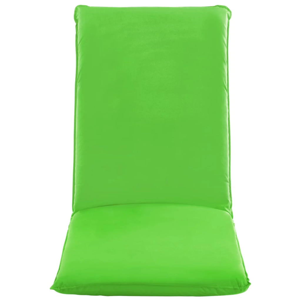 Green 5 Level Adjustable Oxford Fabric Folding Chaise Lounge Chair I8967