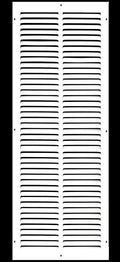 12"w X 24"h Steel Return Air Grilles - White H10207