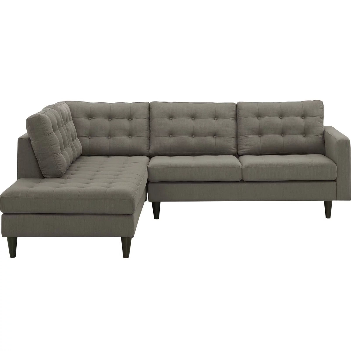 Grey Fabric Sectional Sofa G191