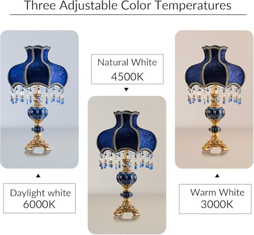 Fabric Lampshade Antique Varnished Resin Table Lamp J92561